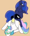  2016 anus ass_up blue_eyes blue_hair clitoris cutie_mark dildo dock double_dildo duo equine eyes_closed female female/female feral feral_on_feral friendship_is_magic hair hi_res horn incest legs_up looking_back mammal multicolored_hair my_little_pony nimitea penetration princess_celestia_(mlp) princess_luna_(mlp) pussy rear_view reverse_piledriver_position sex sex_toy simple_background smile spread_legs spreading vaginal vaginal_penetration winged_unicorn wings 