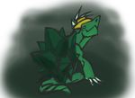  anthro claws old reptile scalie simple_background snappingturlte solo strawhat swamp tired toxicempress3 turtle 