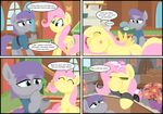  2016 blue_eyes boulder_(mlp) coffin comic cutie_mark dialogue door duo earth_pony english_text equine feathered_wings feathers female feral flower fluttershy_(mlp) friendship_is_magic fur hair hi_res horse inside jittery-the-dragon mammal maud_pie_(mlp) my_little_pony pegasus pink_hair plant pony shelf stairs text window wings yellow_feathers yellow_fur 