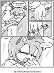  amy_rose anthro apron breasts clothed clothed_sex clothing female hedgehog kyoshinhei lying male male/female mammal masturbation mobius_unleashed palcomix pussy sex sonic_(series) sonic_the_hedgehog vaginal vaginal_masturbation 