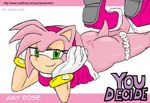  amy_rose anthro bottomless butt clothed clothing female hedgehog kyoshinhei lying mammal mobius_unleashed palcomix solo sonic_(series) 