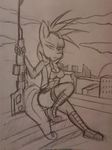  clothing equine fan_character female furnaz gun horse jacket mammal pony post-apocalyptic ranged ranged_weapon rifle sniper_rifle solo svd weapon 