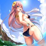  ass bikini bit megurine_luka swimsuits vocaloid 