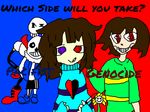  chara_(undertale) flowey_the_flower papyrus_(undertale) protagonist_(undertale) sans_(undertale) undertale video_games 