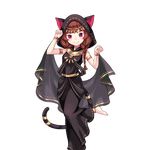  animal_ears animal_hood anklet armlet artist_request bangs bare_shoulders barefoot black_dress blunt_bangs blush bracelet braid breasts brown_hair cat_ears cat_hood cat_tail circlet clenched_hands dress egyptian_clothes eyebrows_visible_through_hair fake_animal_ears fake_tail full_body gem grin hair_over_shoulder hair_tie hands_up happy hood jewelry leg_lift legs_together long_dress long_hair looking_at_viewer necklace official_art parted_bangs paw_pose purple_eyes ruby_(stone) sash see-through shawl small_breasts smile solo standing standing_on_one_leg stitches tail tail_ring transparent_background twin_braids uchi_no_hime-sama_ga_ichiban_kawaii wednesday_(uchi_no_hime-sama) 