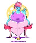  anthro breasts cleavage clothed clothing earth_pony equine female friendship_is_magic horse looking_at_viewer mammal mature_female mrs_cake_(mlp) my_little_pony pony side_boob slightly_chubby smutbooru solo thick_thighs wide_hips 