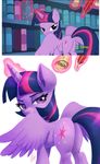  2016 equine feathers female friendship_is_magic horn loose_feather mammal my_little_pony quill raikoh-illust screencap scroll twilight_sparkle_(mlp) winged_unicorn wings 