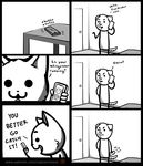  canine captain_island cat comic dialogue feline finn_brador humor kevin_kibbz male mammal phone text 