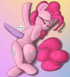  2016 blush boop cute disembodied_hand duo earth_pony equine eyes_closed female feral friendship_is_magic hair horse january3rd lying mammal my_little_pony navel on_back pink_hair pinkie_pie_(mlp) pony simple_background text 