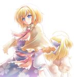  alice_margatroid alice_margatroid_(pc-98) blonde_hair blue_eyes blush child commentary_request hairband highres kibushi md5_mismatch multiple_girls short_hair smile time_paradox touhou touhou_(pc-98) 