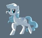  blue_eyes blue_hair cutie_mark equine eyelashes fan_character female feral grey_background hair hooves mammal my_little_pony nude pegasus ruhje simple_background smile solo white_hair wings 