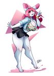  anthro big_breasts breasts clothing female huge_breasts lagomorph mammal rabbit ryousakai solo thick_thighs 