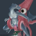  1_eye anthro cephalopod cum cumshot duo ejaculation fish interspecies male marine mer_dragon nude orgasm sex shark simple_background squid tentacle_sex tentaclejob tentacles underwater underwater_sex water 