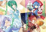  animal_ears basket blue_eyes blue_hair blush bunny bunny_ears cinderella cinderella_(grimm) cinderella_(grimm)_(cosplay) cosplay date_a_live dress earrings eyepatch food hair_ornament hand_puppet high_heels highres hood itsuka_kotori izayoi_miku jewelry little_red_riding_hood little_red_riding_hood_(grimm) little_red_riding_hood_(grimm)_(cosplay) long_hair looking_at_viewer mermaid monster_girl multiple_girls natsumi_(date_a_live) open_mouth picnic_basket puppet ribbon scarf shell shell_bikini smile stuffed_animal stuffed_bunny stuffed_toy the_little_mermaid the_little_mermaid_(andersen) the_little_mermaid_(andersen)_(cosplay) tiara translation_request tsunako yoshino_(date_a_live) yoshinon 