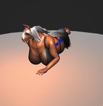  3d_(artwork) animated armpits big_breasts breasts digital_media_(artwork) elsera equine horse huge_breasts loop mammal turntable_(animation) 