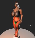  3d_(artwork) animated armpits big_breasts breasts digital_media_(artwork) elsera equine horse huge_breasts loop mammal turntable_(animation) 