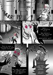  ! 2014 absurd_res alien angry annoyed antennae anthro blush clenched_teeth clothing comic cum cum_on_hand digital_media_(artwork) eyes_closed fist gloves hi_res inside invader_zim irken lier_magician looking_pleasured male mammal one_eye_closed open_mouth red_eyes shaking shirt signature solo speech_bubble sweat teeth tongue trembling zim 