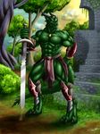  abs green_scales melee_weapon muscular red_sclera scales sword symbolhero varanis_blackclaw weapon 