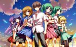  furude_rika hanyuu higurashi_no_naku_koro_ni houjou_satoko maebara_keiichi matsuzaki_yutaka ryuuguu_rena sonozaki_mion sonozaki_shion 