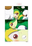  2016 blush comic embarrassed nintendo oshawott pok&eacute;mon snivy video_games winick-lim 