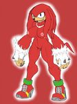  2016 anthro areola big_breasts breasts crossgender echidna erect_nipples female hi_res huge_breasts knuckles_the_echidna mammal monotreme nipples nude pussy slashysmiley solo sonic_(series) wereechidna 