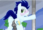  animal_genitalia animal_penis balls equine equine_balls feathers friendship_is_magic fur horse male mammal my_little_pony pegasus penis pony slavia soarin_(mlp) wings wonderbolts_(mlp) 