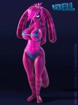  android animated big_breasts bikini breasts clothing ears_down erect_nipples female hands_behind_back invalid_tag jiggle machine nipples not_furry pink_skin pixell robot shy swimsuit teasing voxell_voxell wide_hips 