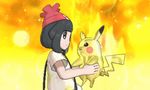  1boy 1girl animal_abuse animated animated_gif black_hair cap female_protagonist_(pokemon_sm) parody pikachu pokemon pokemon_(anime) pokemon_(creature) pokemon_(game) pokemon_sm satoshi_(pokemon) screencap shorts spinning throwing 