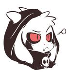  asriel caprine fangs goat mammal red_eyes simple_background undertale video_games white_background 