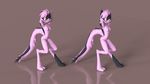  3d_(artwork) anthro bbmbbf digital_media_(artwork) dreamkeepers female fur hair mammal navel nipples nude pink_fur pink_hair pose solo viriathus 