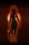  aleone demon female fire flares macro planet shelia space sun 