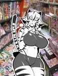  anthro big_breasts breasts feline female huge_breasts kemono mammal money saffron_(safurantora) safurantora tiger 