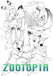  2016 anthro canine caprine disney female fox jack_savage judy_hopps lagomorph male mammal nick_wilde rabbit raizinndx sheep sketch skye_(zootopia) zootopia 