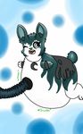  animal_jam blue_eyes bracelet clothed clothing fur inflation jewelry lagomorph mammal necklace open_mouth rabbit simple_background voluptuous white_fur why 