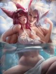  animal_ears league_of_legends rakan sakimichan xayah 