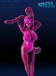  3d_(artwork) android animated big_breasts bouncing_breasts breasts dancing digital_media_(artwork) erect_nipples female hands_behind_head machine nipples pink_skin pixell robot voxell_voxell wide_hips 