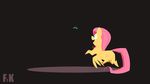  animated blue_eyes cutie_mark equine female feral fluttershy_(mlp) fluttershythekind friendship_is_magic hair hooves mammal my_little_pony no_sound pegasus pink_hair simple_background solo stumble wings 