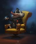  2016 anthro disney male mammal mr._big sephiansem shrew zootopia 