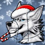 animated anthro christmas female holidays icon newyear portrait solo zhekathewolf ztw2023 ztw2024