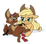anal applejack_(mlp) duo female feral friendship_is_magic hasbro hybrid my_little_pony tama-tama