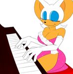  alpha_channel anthro bat big_breasts breasts cleavage clothed clothing dress female mammal rouge_the_bat smile solo sonic_(series) supersonicrulaa 