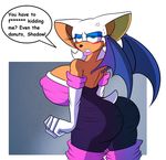  anthro bat big_breasts big_butt breasts butt clothing english_text female huge_breasts mammal rouge_the_bat solo sonic_(series) supersonicrulaa text tight_clothing 