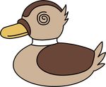  bird close-up duck emblem girls_und_panzer heita0524 highres no_humans transparent_background 