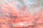  butter_(oshi8kyoumoh) cloud cloudy_sky commentary_request highres no_humans orange_sky orange_theme original outdoors scenery sky sunset 