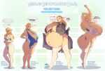 arm_over_head belly belly_expansion big_belly big_breasts big_butt bodily_fluids bra breast_expansion breasts breath_of_the_wild butt clothing coffeeslice dialogue expansion female footwear growth hair hi_res high_heels huge_breasts humanoid hylian hyper hyper_breasts hyper_pregnancy lactating legwear leotard link long_hair milk navel nintendo outie_navel panties pregnant pregnant_female pregnant_humanoid princess_zelda slightly_chubby smile solo speech_bubble the_legend_of_zelda thick_thighs thigh_highs time_lapse translucent translucent_clothing underwear