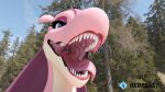 anthro bodily_fluids female hi_res lizard lovander mouth_shot open_mouth pal_(species) palworld pocketpair redblast reptile saliva saliva_string scalie solo throat tongue tongue_out uvula