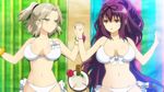  imu_(senran_kagura) murasaki_(senran_kagura) senran_kagura sisters smile 