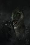 anthro dinosaur drawingsofa hi_res male reptile rocco_(tallion) scales scalie sharp_teeth solo spiked_jacket spikes spikes_(anatomy) teeth theropod tyrannosaurid tyrannosaurus tyrannosaurus_rex