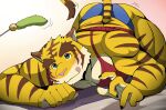 anthro bearlovestiger13 biceps felid male mammal morenatsu muscular muscular_anthro muscular_male pantherine striped_body stripes tiger torahiko_(morenatsu)