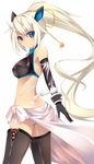  animal_humanoid blue_eyes blush breasts butt clothing elbow_gloves female gloves hair humanoid nintendo pok&eacute;mon ponytail serious simple_background solo unknown_artist video_games white_background white_hair zebra_humanoid zebstrika 
